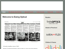 Tablet Screenshot of ewingoptical.com